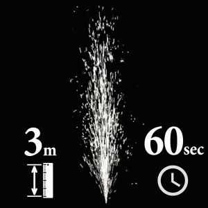 Συντριβάνι 3m 60sec ψυχρό και άκαπνο υψηλής ποιότητας από την Tropic