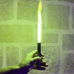 Πυρσός τούρτας πράσινος 30 δευτερόλεπτα - τεμάχιο