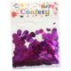 Round shape confetti foil 1,5 cm fucshia