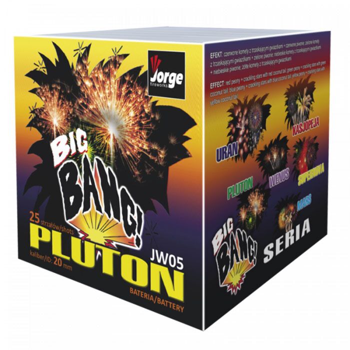 Πυροτεχνήματα 25 βολών JW05 | Big Bang Pluton