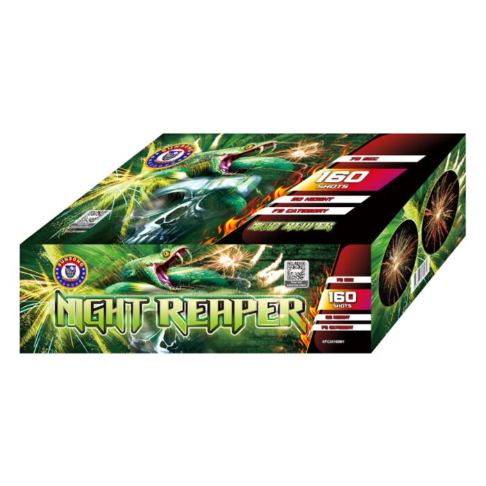 Πυροτεχνήματα 160 βολών Night Reaper SFC2016M1