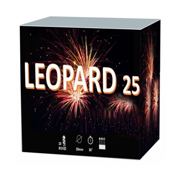 Fireworks 25 shots Leopard bomba-gr