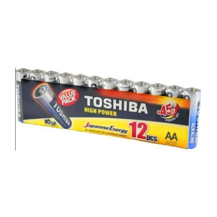 Toshiba High Power Αλκαλικές Μπαταρίες AA 1.5V (Συσκευασία 12 τεμάχια)