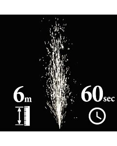 Συντριβάνι 6m 60sec ψυχρής φλόγας