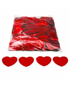 Confetti red heart 1 kg pack