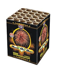 fireworks 25 shots Honor our best bomba-gr