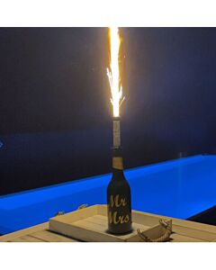 Champagne stand with logo print custom for firework fountain 1,2 meters bomba-gr