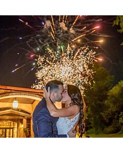 Wedding Fireworks 150 shots - 2 min duration - Single light start up bomba-gr