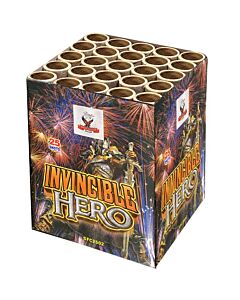 Fireworks 25 shots Invincible Hero SFC2502 bomba-gr
