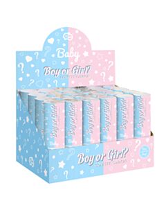 Κανονάκι κομφετί Gender Reveal ροζ - 15 εκατοστά (Τεμάχιο)