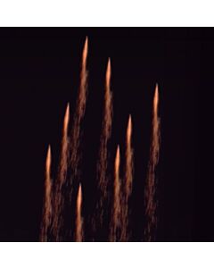 Ρουκέτες CP323 Red Warrior Rocket, η συσκευασία περιέχει 8 τεμάχια που παράγουν διαφορετικό αποτέλεσμα