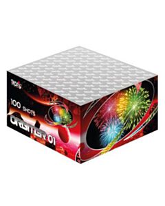 Πυροτεχνήματα 100 εναέριων βολών ΤΒ180 | Orbiter 01 |Tropic bomba-gr
