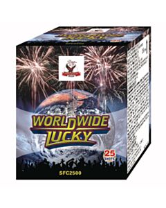 Πυροτεχνήματα με 25 βολές - Κωδικός Worldwide lucky SFC2500