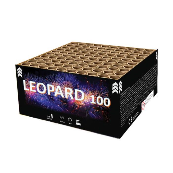 Πυροτεχνήματα Leopard 100 εναέριες βολές bomba-gr