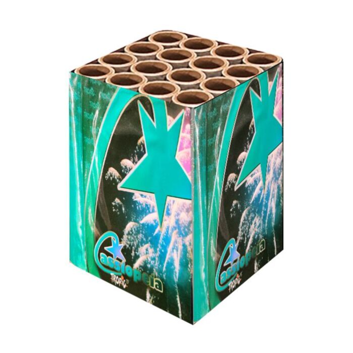 Πυροτεχνήματα 16 βολών TB150 Cassiopeia Tropic bomba-gr