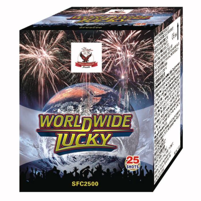 Πυροτεχνήματα με 25 βολές - Κωδικός Worldwide lucky SFC2500