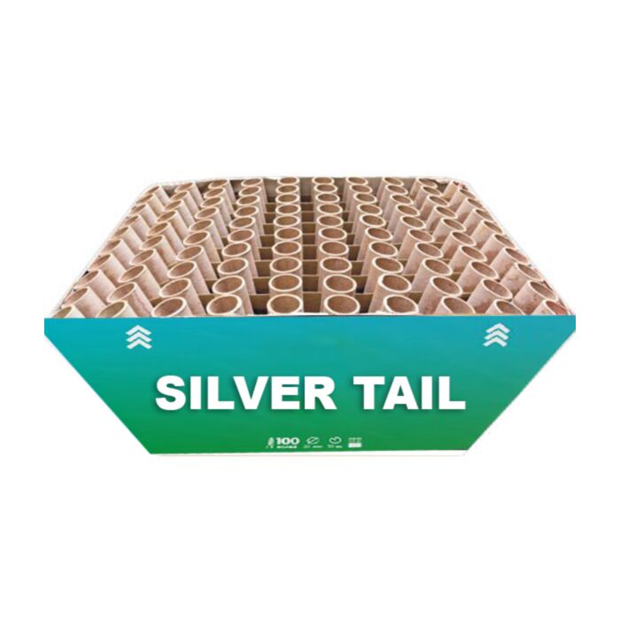 Πυροτεχνήματα 100 Βολών Βεντάλια Silver Tail 083 (Animal Friendly)