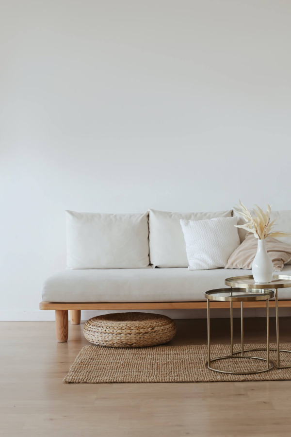 White wooden room